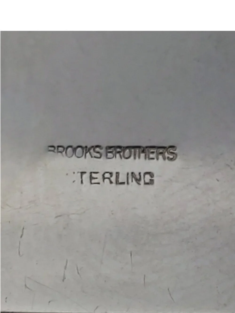 Brooks Brothers Sterling Silver Money Clip #24388